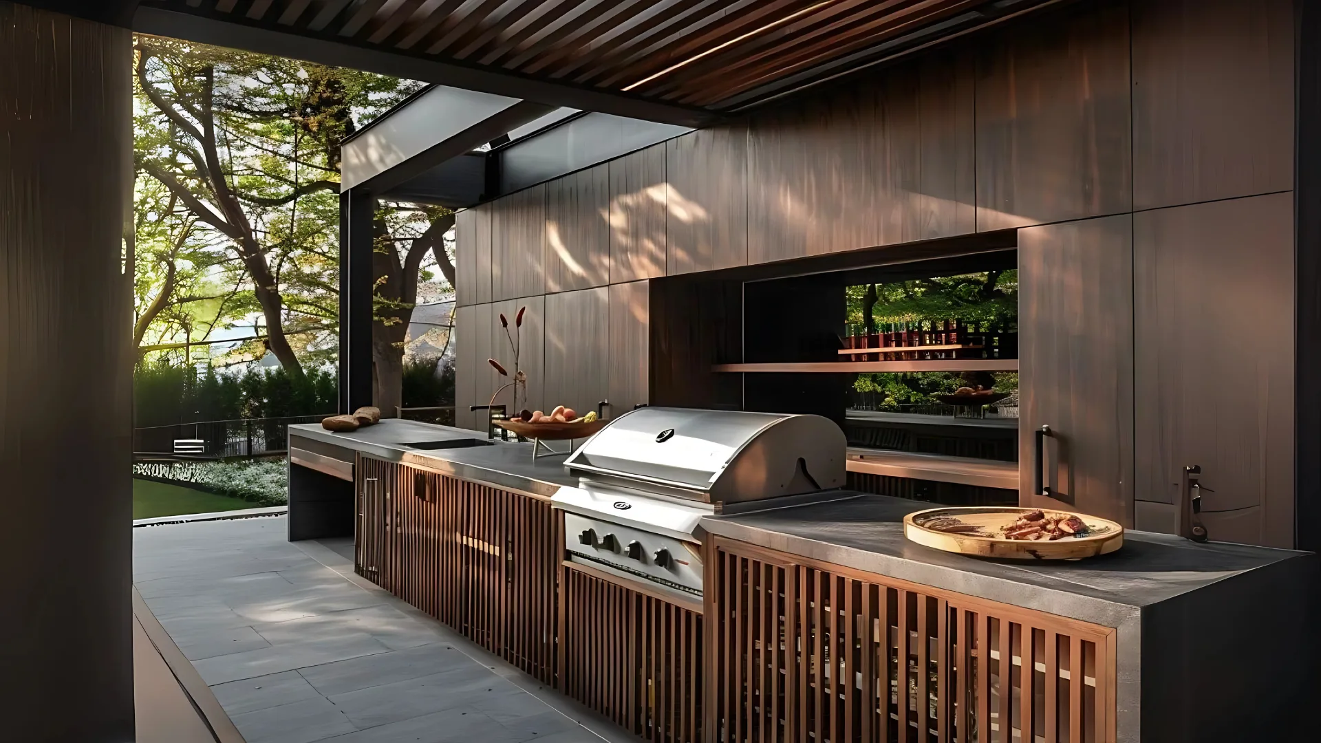 Outdoor Kitchen — patio in Brooklyn
