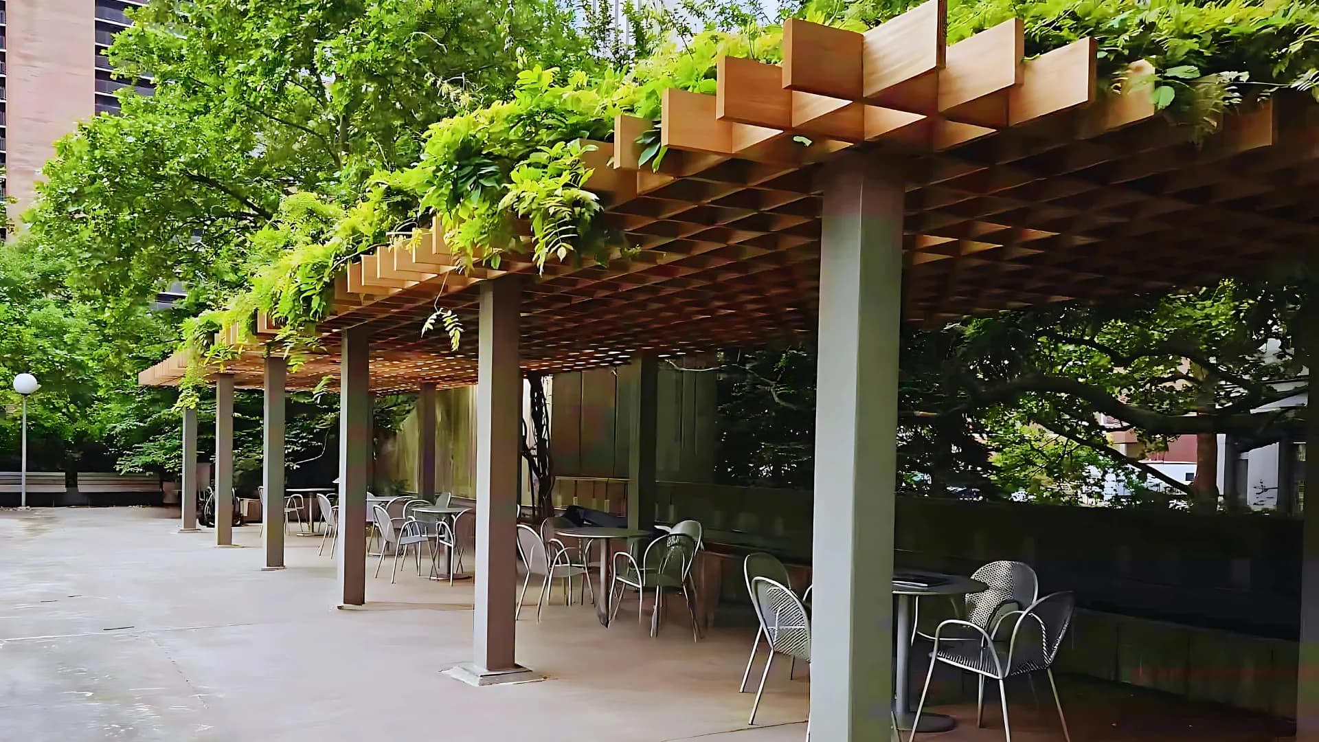 Garden Pergola — pergola in Brooklyn