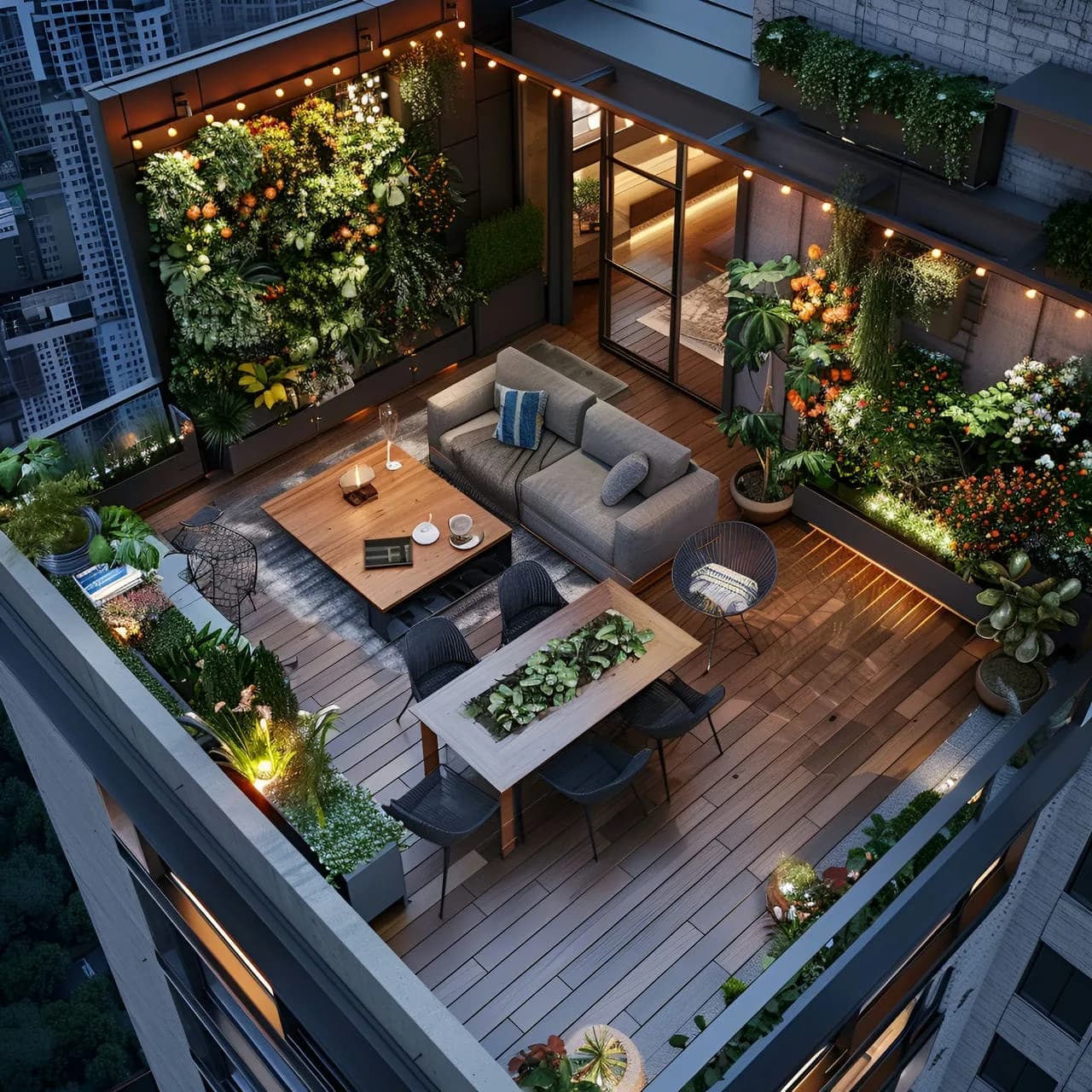 Manhattan Roof Terrace — rooftop in Brooklyn
